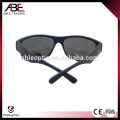 High Quality Cheap Custom shiny black frame and temple sunglasses